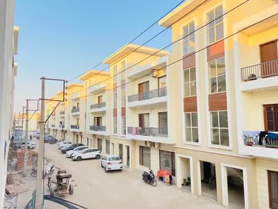 Row of low-rise residential floors at Greenwood, Kharar