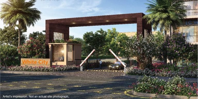 Illustration of the White City entrance gate, Kharar